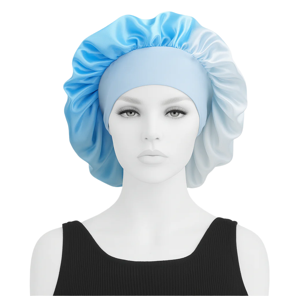 Satin Bonnet – Extra Soft Wide Band for Dry Hair
