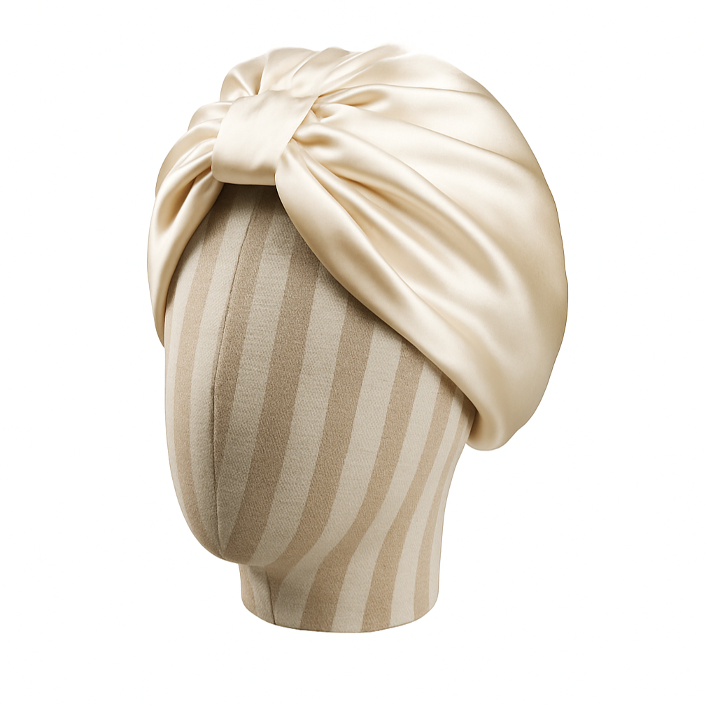 Silk Sleep Bonnet – Anti-Frizz Night Cap for Curly & Natural Hair
