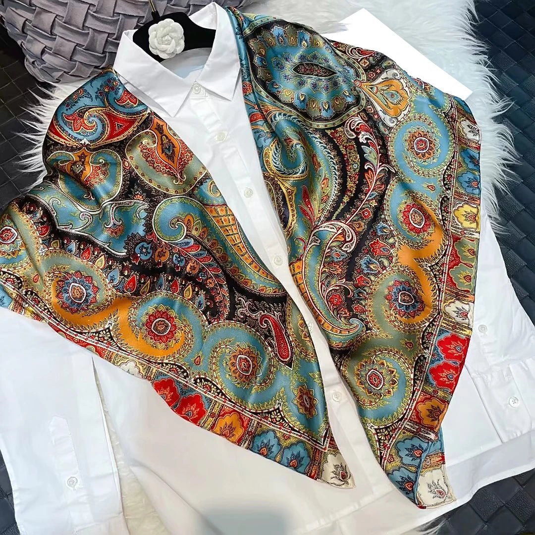 lightweight silk scarf suitable for daily wear