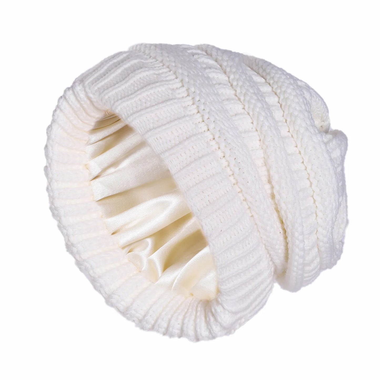 Satin Beanie – Frizz-Free Winter Warmth