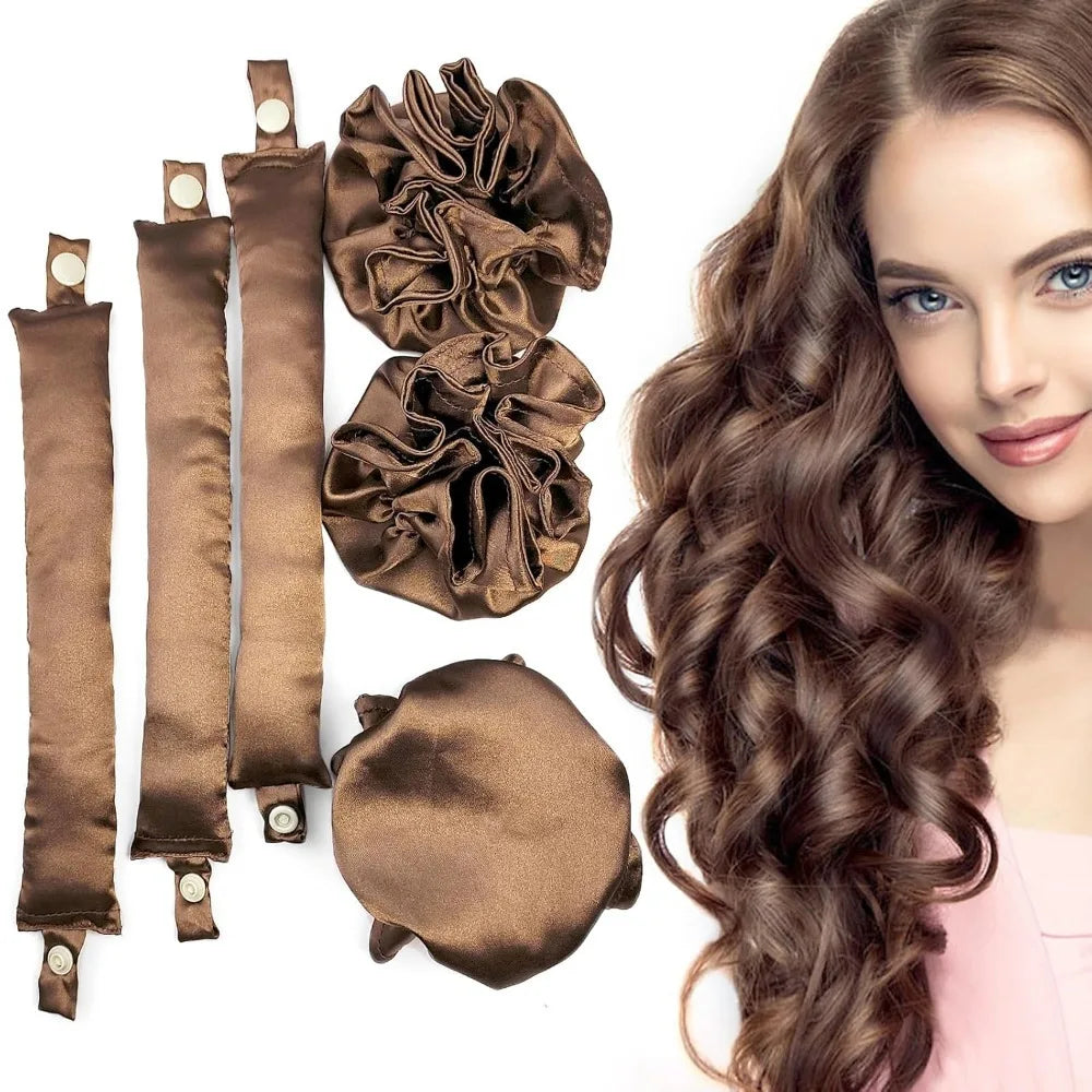 Satin Bun Heatless Curling Bonnet