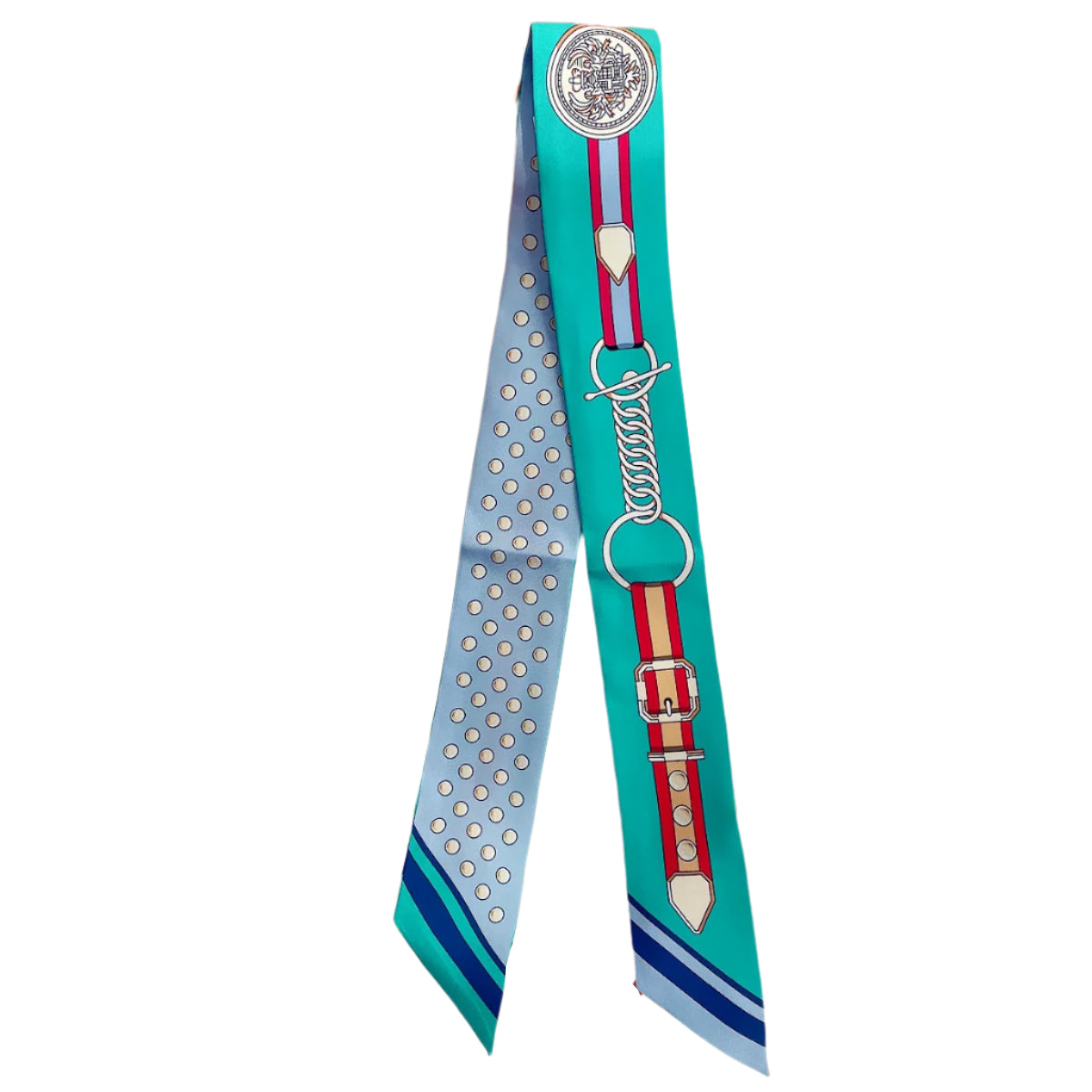 Silk Twilly Scarf – 90x5cm Ribbon for Bags, Hair & Neck