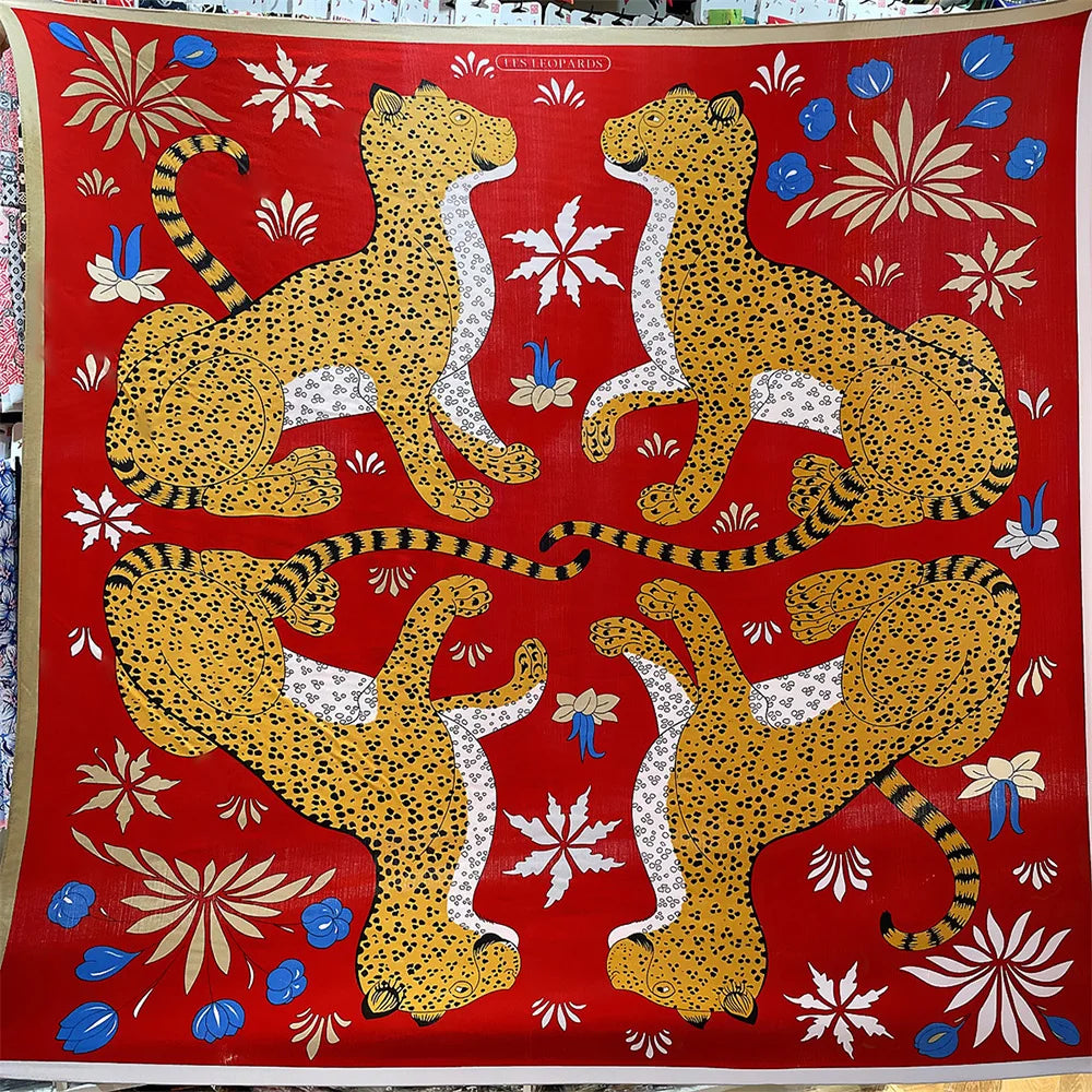 Cashmere Silk Square – 130x130 Handcrafted Luxe