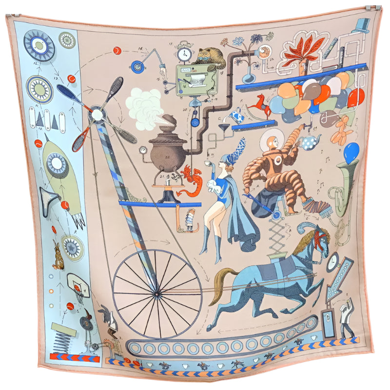 Silk Square Wrap – Double-Sided Inspiration