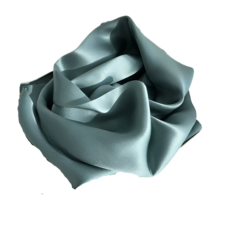 Silk Long Scarf – Double-Sided & Airy