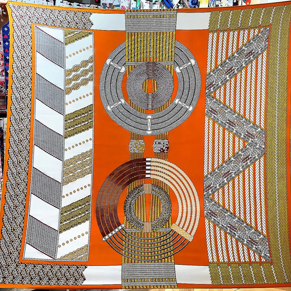 Cashmere Silk Shawl – Artistic Print