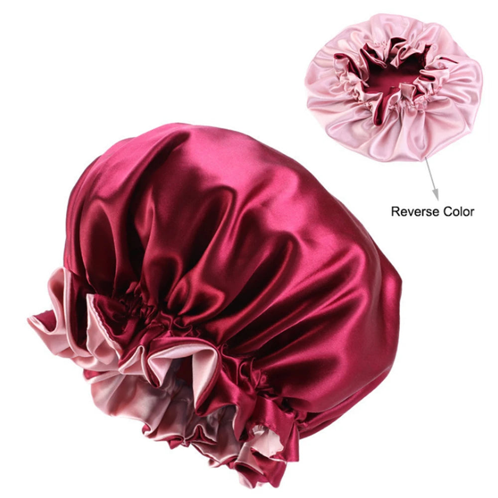 Satin Bonnet – For Natural Hair, Lightweight Fit