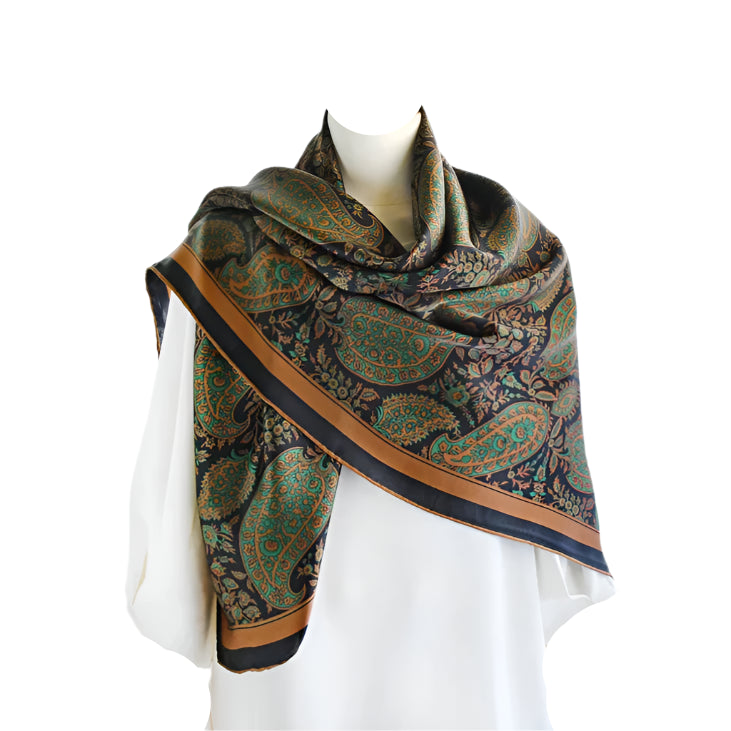 Silk Scarf – Bohemian Vintage Style