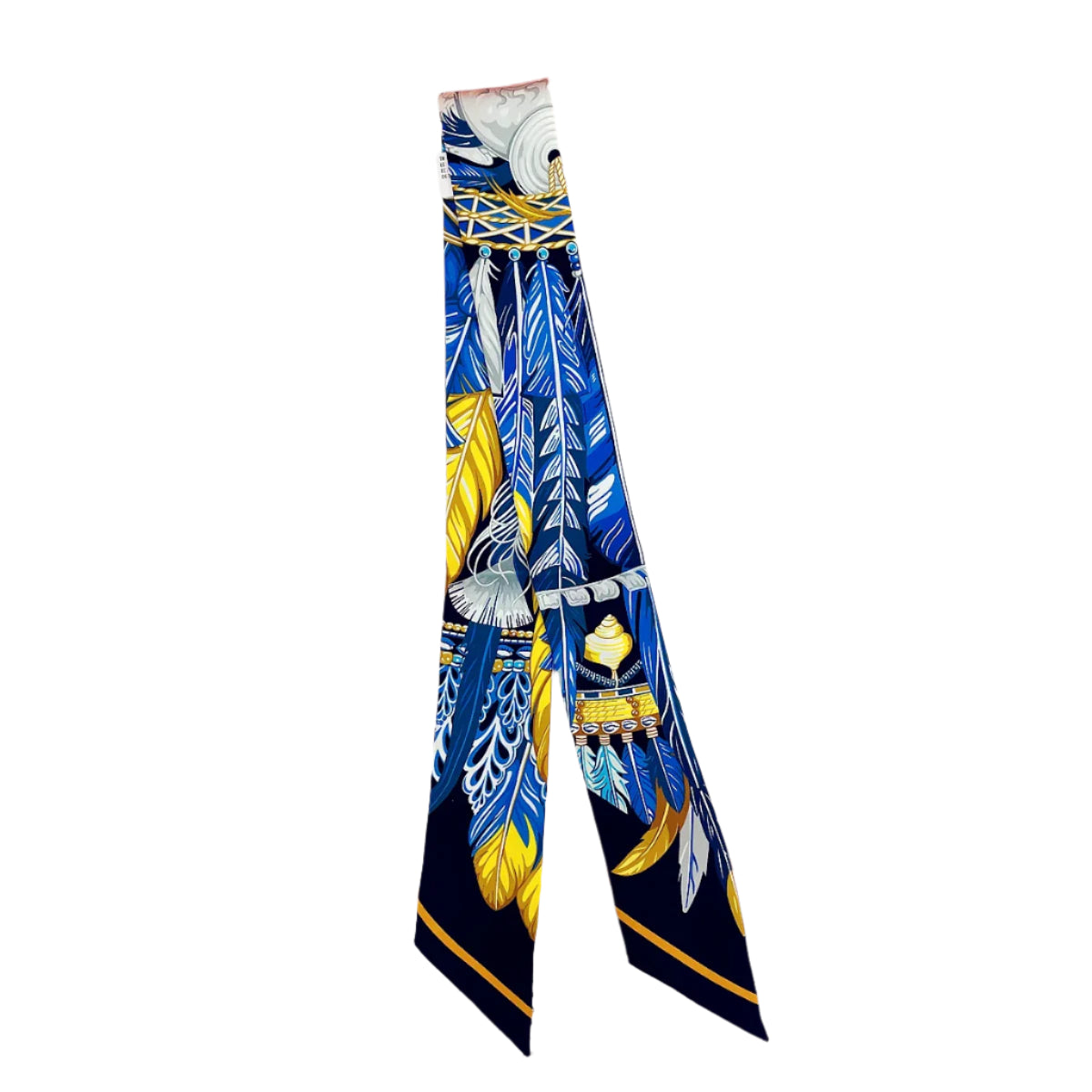 Silk Twilly Scarf – 90x5cm Ribbon for Bags, Hair & Neck