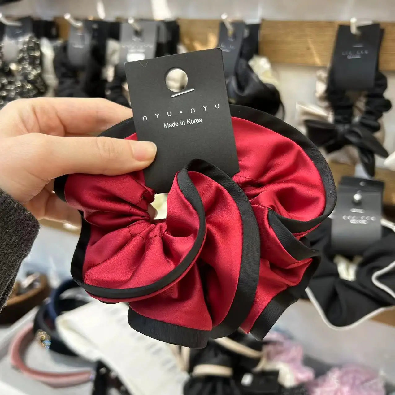 Luxury Cotton Scrunchies – Bud Shaped Hair Ties for Girls