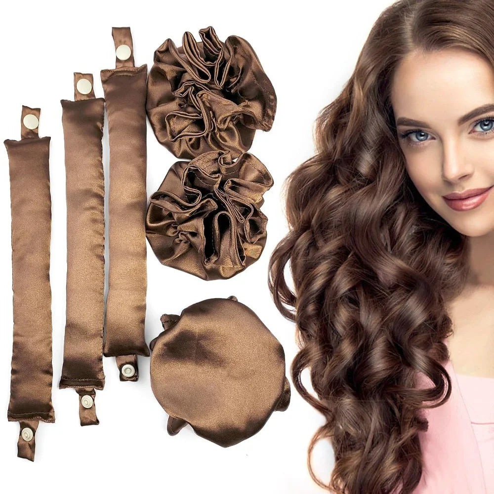 Satin Bun Heatless Curling Bonnet