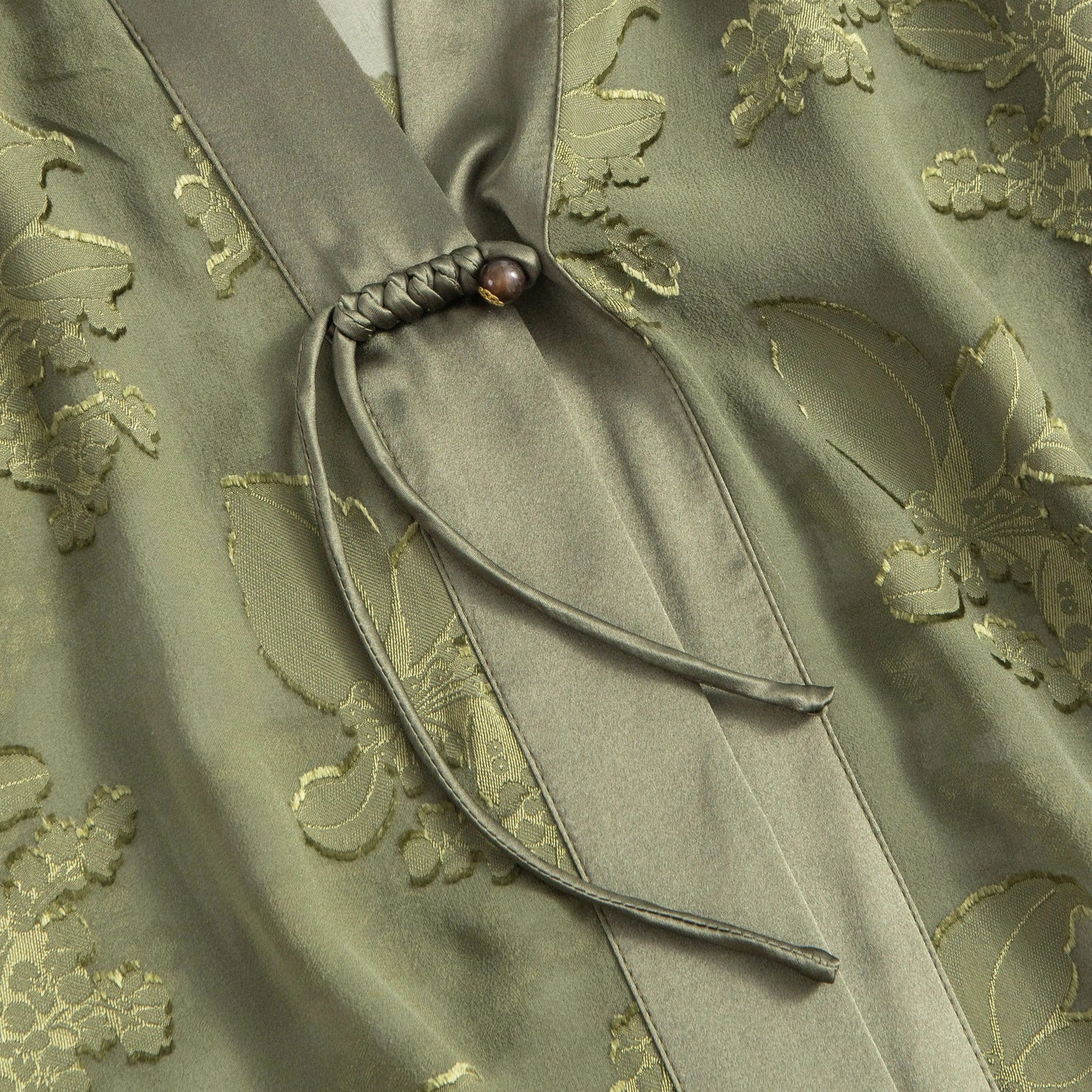 Silk Cardigan – Jacquard, Light Layer
