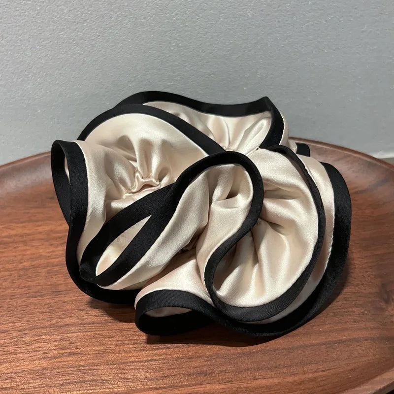 Luxury Cotton Scrunchies – Bud Shaped Hair Ties for Girls