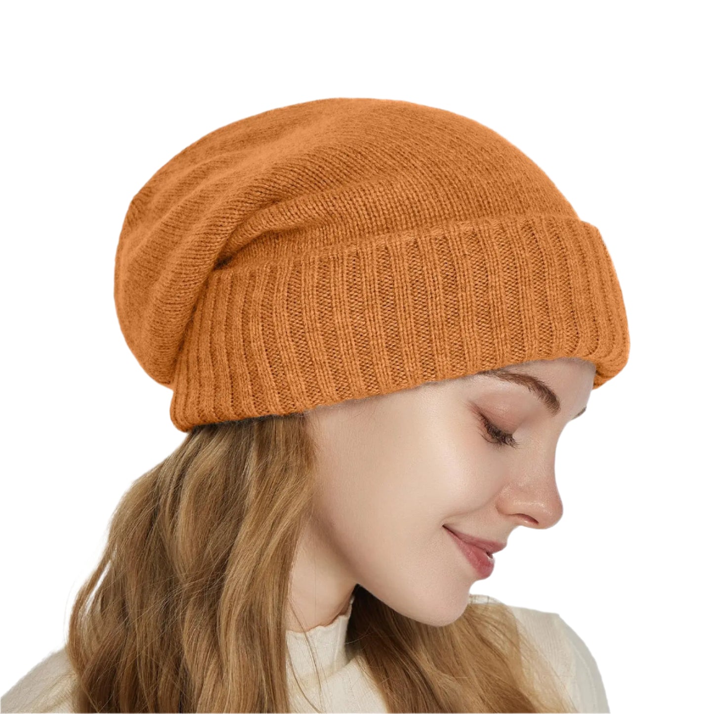Luxury Satin-Lined Cashmere Beanie – Frizz-Free & Ultra-Warm