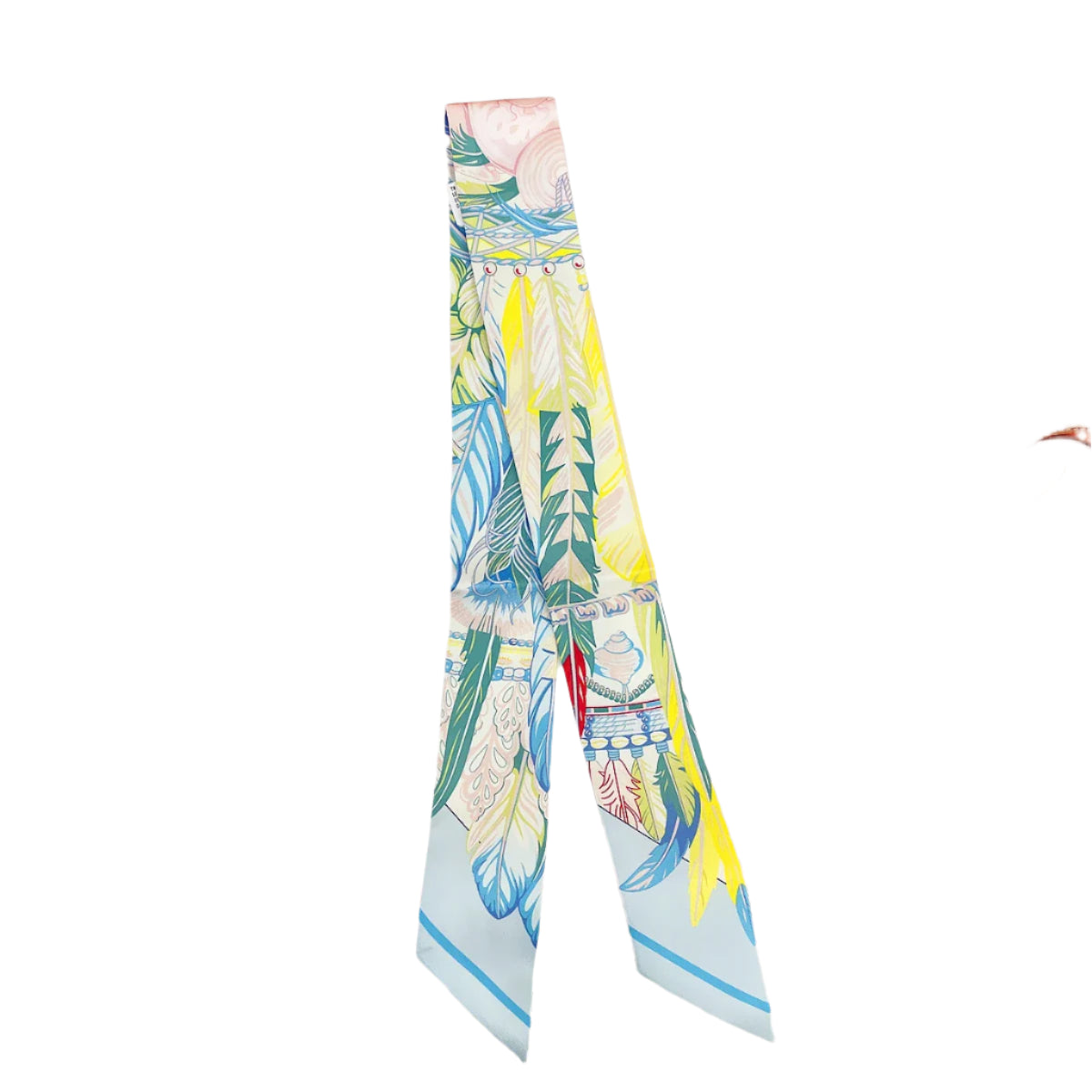 Silk Twilly Scarf – 90x5cm Ribbon for Bags, Hair & Neck