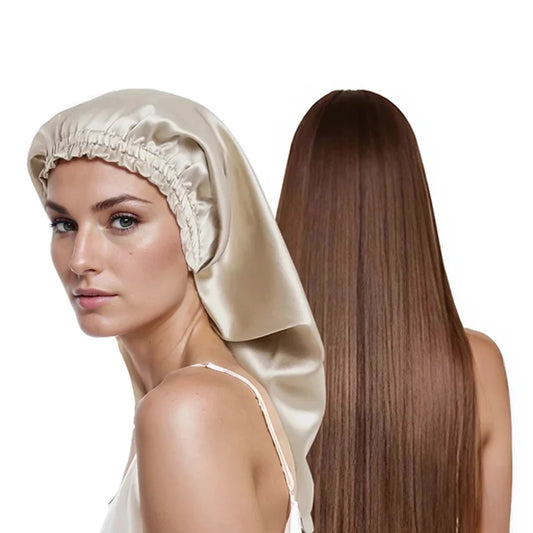 Long Silk Bonnet – For Braids & Volume