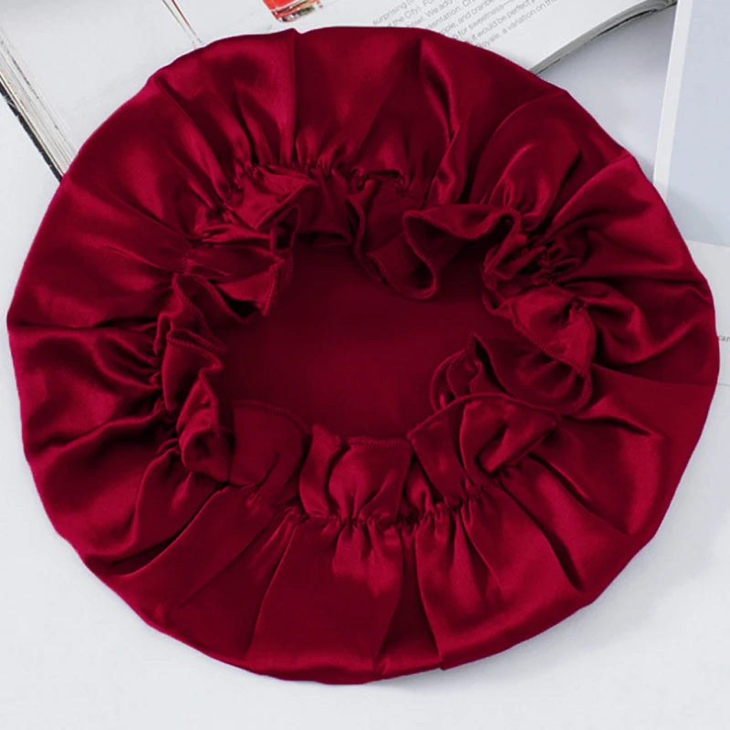 Silkvana 100% Pure Mulberry Silk Bonnet for Curly Hair Care 17