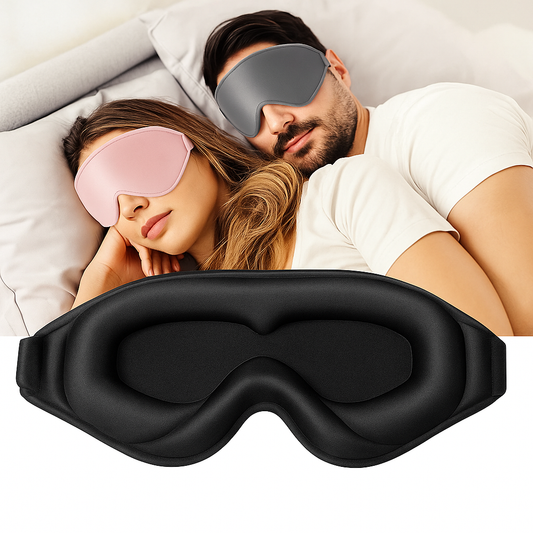 3D Sleep Mask – 100% Light Blockout