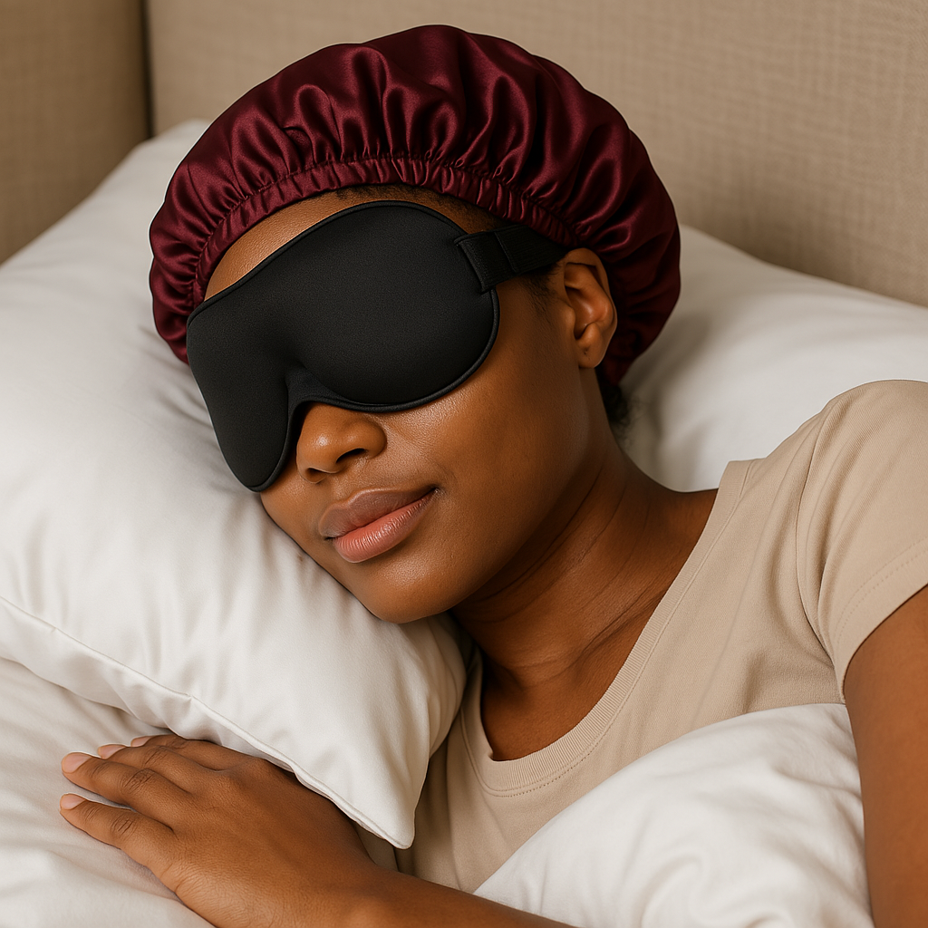 Silk Bonnets & 3D Sleep Masks: How to Build the Ultimate Nighttime Routine for Deep Rest and Healthy Hair