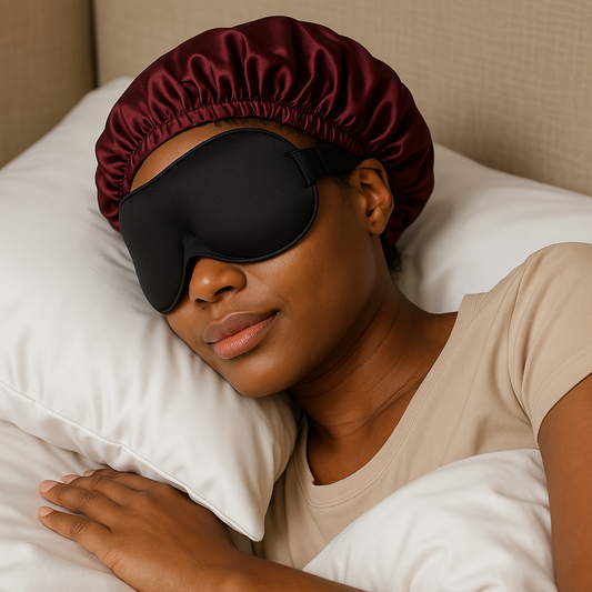 Silk Bonnets & 3D Sleep Masks: How to Build the Ultimate Nighttime Routine for Deep Rest and Healthy Hair