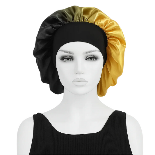 Satin Bonnet – Extra Soft Wide Band for Dry Hair