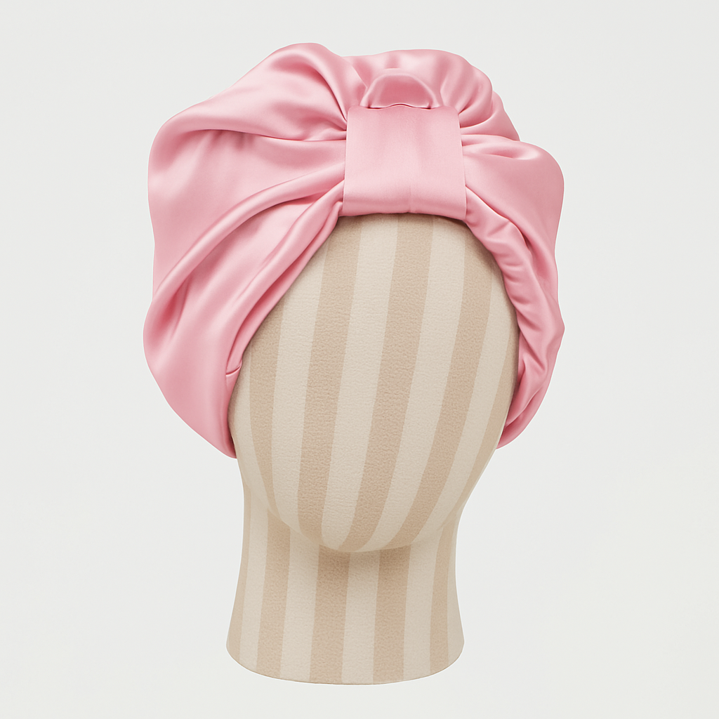 Silk Sleep Bonnet – Anti-Frizz Night Cap for Curly & Natural Hair