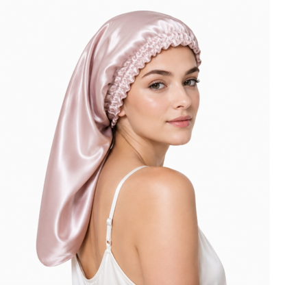 Long Silk Bonnet – For Braids & Volume