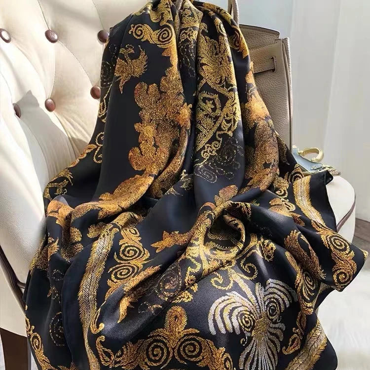 lightweight silk scarf suitable for daily wear