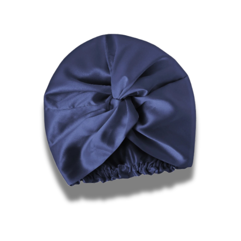 Mulberry Silk Bonnet for Sleeping – Double Layer Anti-Frizz Night Cap