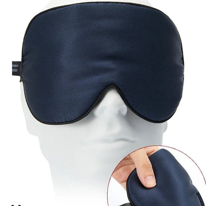 breathable silk sleep mask contoured nose area