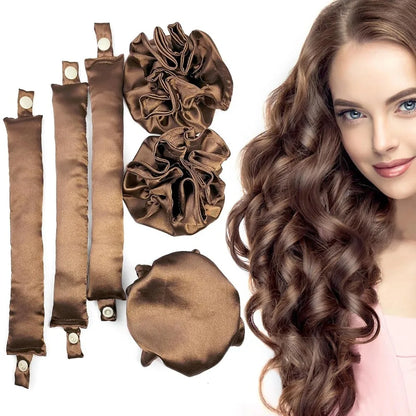 Satin Bun Heatless Curling Bonnet
