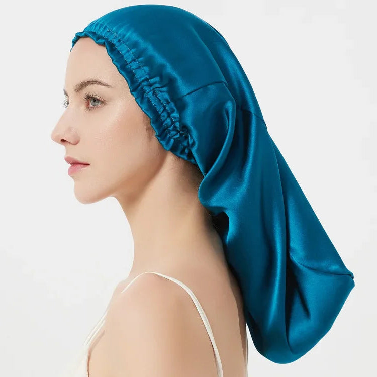 breathable silk hair wrap extended length design