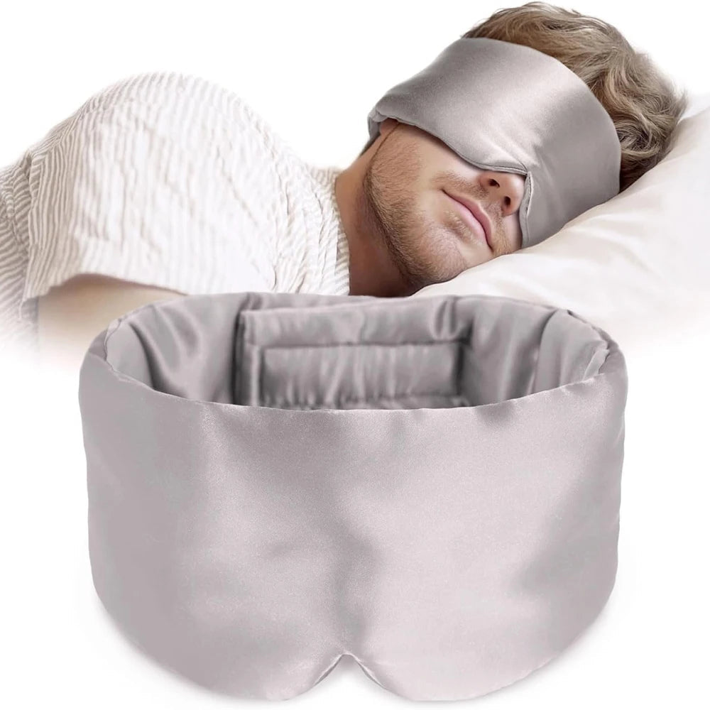 mulberry silk sleep mask adjustable pressureless design,