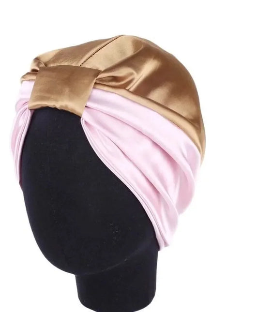 Silkvana luxe satin hair cap made from high-grade silky satin for gentle hair protection