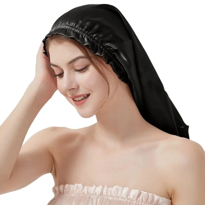 50cm mulberry silk long bonnet for long hair