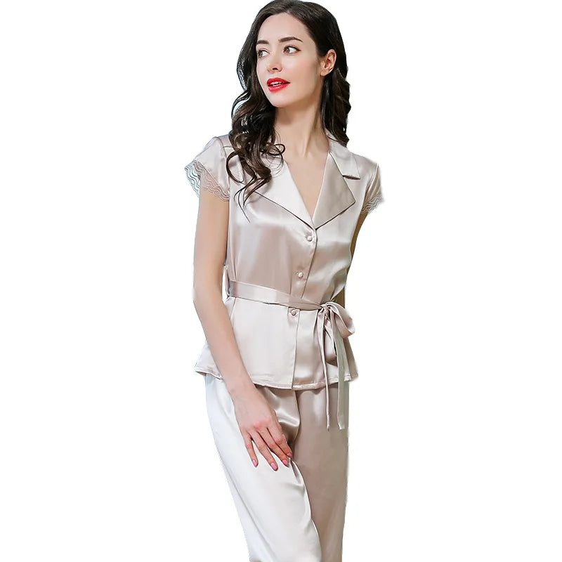 Silk Pajama Suit – Relaxed & Refined Fit