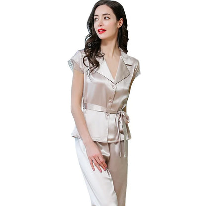 Silk Pajama Suit – Relaxed & Refined Fit