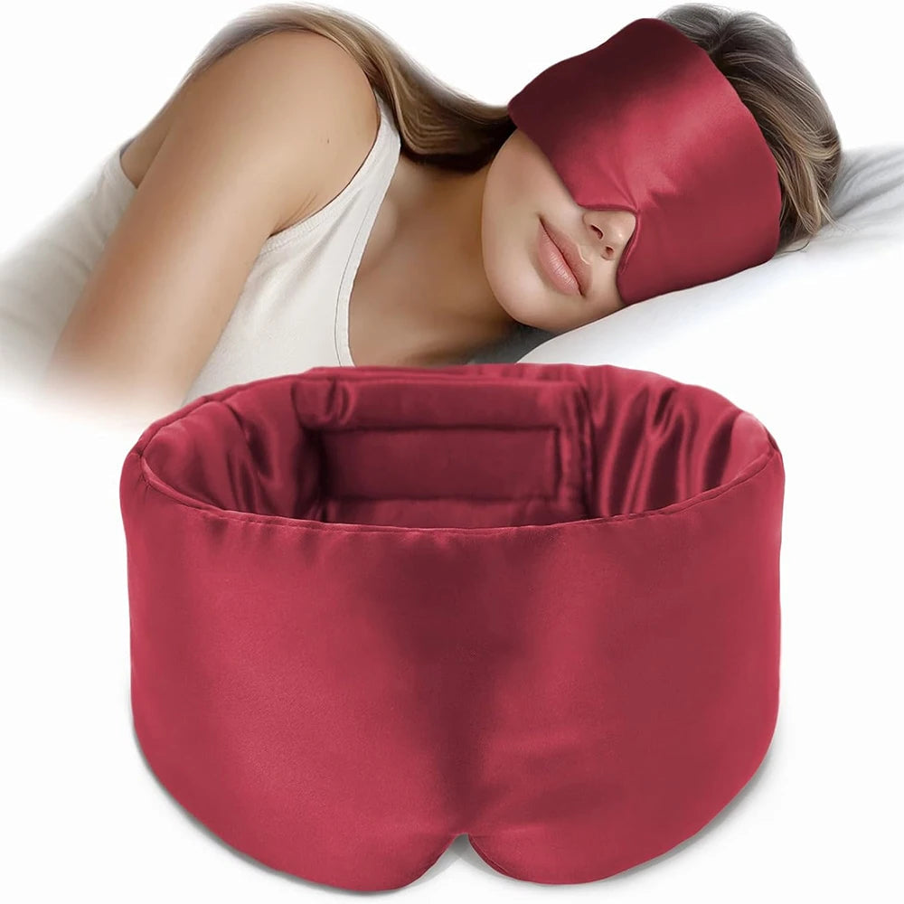 breathable silk sleep mask gentle on skin