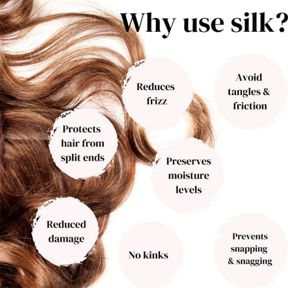 Silk Hair Ties – Anti-Frizz Protection