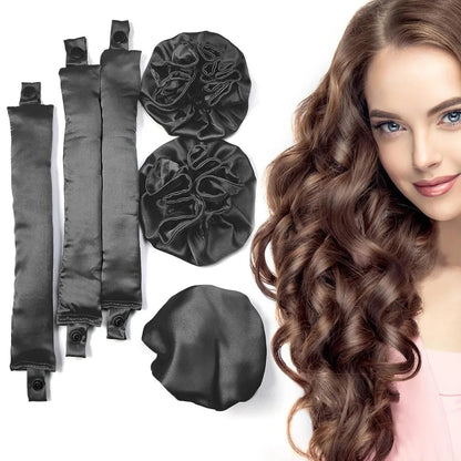Satin Bun Heatless Curling Bonnet