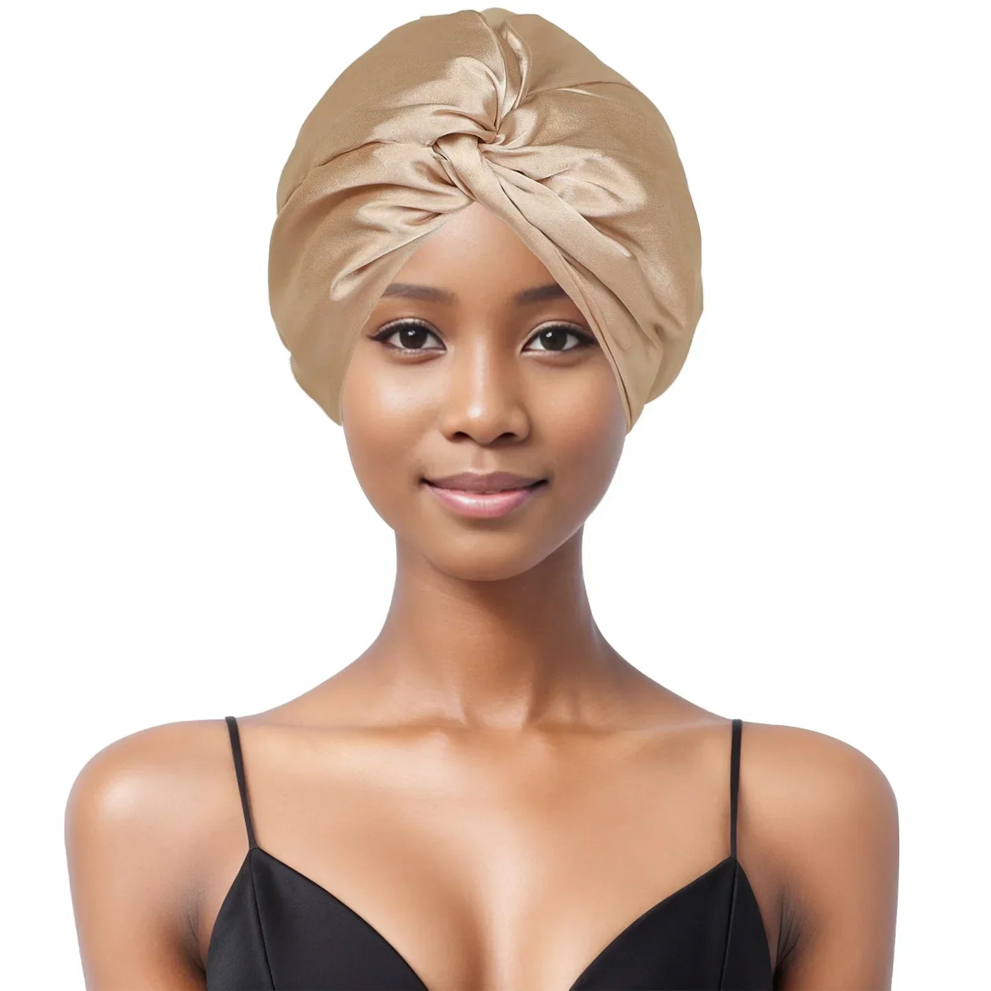 Satin Bonnet – Soft Wide Fit for Colored Hair