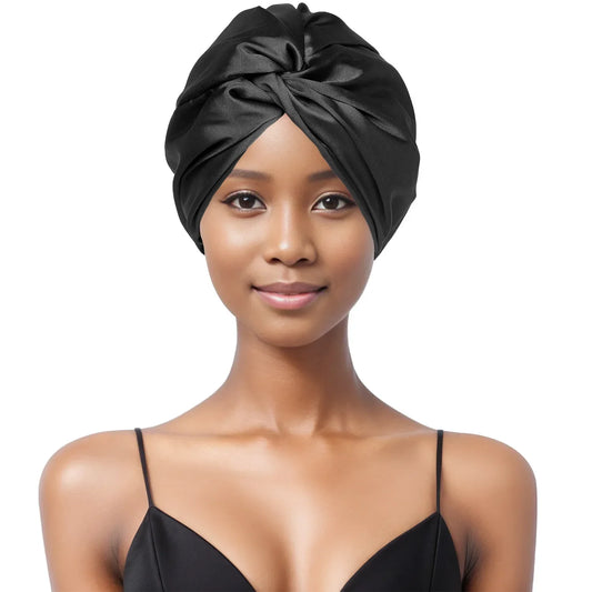 Satin Bonnet – Soft Wide Fit for Colored Hair