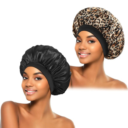 Satin Bonnet Set – 2-Pack, Anti-Frizz Design