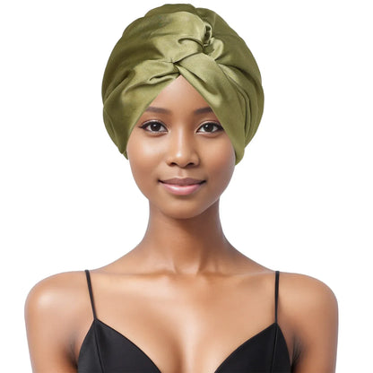 Satin Bonnet – Soft Wide Fit for Colored Hair