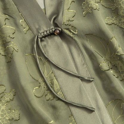 Silk Cardigan – Jacquard, Light Layer