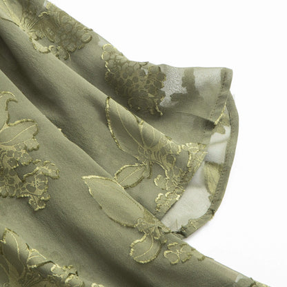 Silk Cardigan – Jacquard, Light Layer