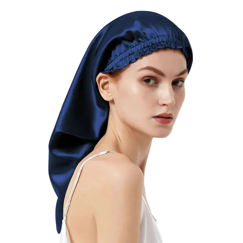 pure mulberry silk sleep bonnet smooth fabric