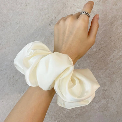 Oversized Silk & Chiffon Scrunchies