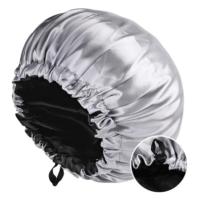 Satin Bonnet – Adjustable for Curly Hair