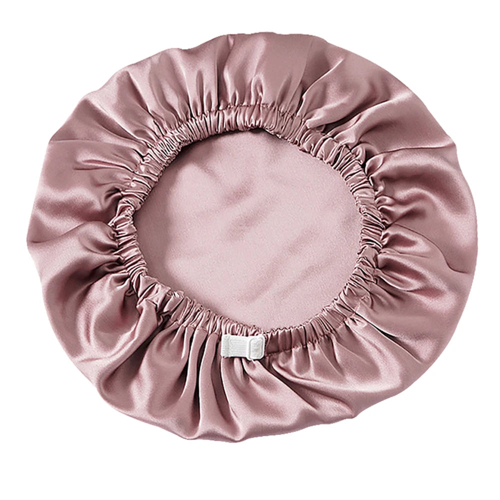 Silkvana 19 momme pure mulberry silk sleeping bonnet for women designed for gentle overnight hair protection